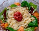 トマトとバジルでイタリアン梅干そうめん作り方4写真