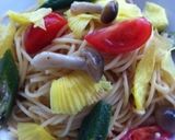 簡単 花おくら冷製パスタ作り方8写真