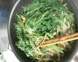 空心菜炒め作り方9写真