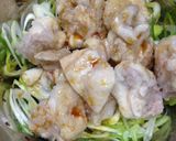 ぷり②鶏肉と山盛りネギ♡さっぱりポン酢♡作り方4写真