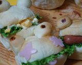 かえるさん♪ちぎりサンドイッチぱん♡作り方16写真