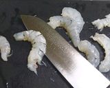 エビとキュウリのとろみ炒め作り方1写真
