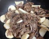 豚肉と長芋のぽん酢炒め作り方2写真