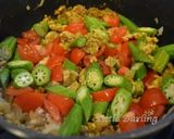 オクラとトマトのスープカレー　夏バテ解消作り方4写真