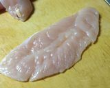 鶏ササミの梅肉大葉巻き作り方2写真
