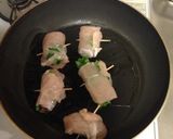 鶏ササミの梅肉大葉巻き作り方5写真