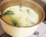 夜食に、疲れた胃に優しいミルクスープ♡作り方4写真