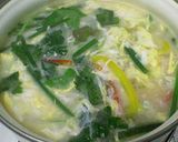 生春巻きの残りもので卵スープをもう一品！作り方5写真