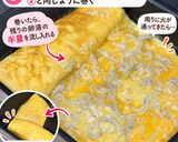 砂糖・だし汁なし♡しらすのふわとろだし巻き卵作り方3写真