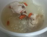 冬瓜と鶏肉の中華風スープ作り方6写真