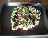 鉄板焼きde焼きしゃぶ・九条ネギ巻♪作り方4写真