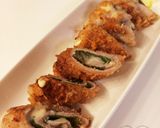 梅大葉チーズのとろけるロールカツ♪作り方5写真