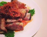 ナスと大葉の肉巻き 生姜ソース作り方6写真