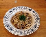 牛肉とシメジのウニ風味作り方6写真