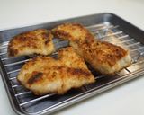 塩麹柔らか☆鶏むね肉のパン粉焼き作り方6写真