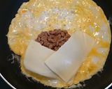 シンプル チーズ入り納豆オムレツ作り方3写真