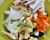 シャキシャキしたナスと野菜の炒め作り方1写真