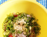 ネギたっぷり！トマトとしらすの冷たい素麺作り方1写真