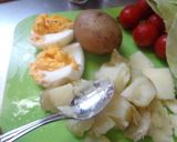 最速のミニトマトときゅうり入りサラダ朝食作り方11写真