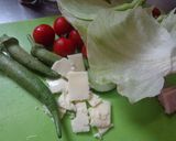最速のミニトマトときゅうり入りサラダ朝食作り方7写真