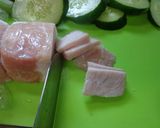 最速のミニトマトときゅうり入りサラダ朝食作り方5写真
