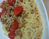 トマトと納豆の冷やし中華作り方5写真