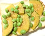 南瓜と枝豆の和カレートースト作り方3写真