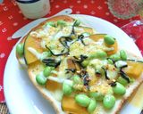 南瓜と枝豆の和カレートースト作り方5写真