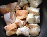 サーモン、白身魚のホイル焼き作り方2写真