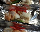 サーモン、白身魚のホイル焼き作り方3写真