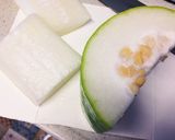 簡単♡冬瓜とひき肉のトロトロ煮込み作り方1写真