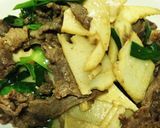 牛肉と筍のオイスターソース炒め作り方4写真
