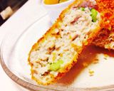 フワッ！肉汁！チキンバーグフライ作り方10写真