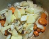 冬の野菜ぽかぽかスープ（揚げ魚入も）作り方4写真