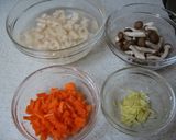 レンコンときのこの炊き込みご飯作り方1写真