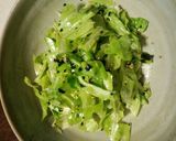 短時間♪簡単に…ごま油香るキャベツ作り方3写真