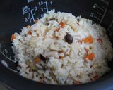 レンコンときのこの炊き込みご飯作り方4写真