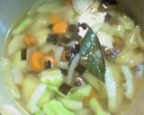冬の野菜ぽかぽかスープ（揚げ魚入も）作り方6写真