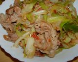 ○美肌に☆豚肉の梅味噌いため○作り方5写真