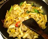簡単豚バラとエリンギの本格中華炒め丼作り方6写真