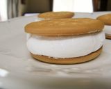 ビスケットdeマシュマロ♡チョコパイ♪作り方4写真