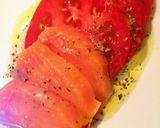冷やしトマトのカルパッチョ風ソースかけ作り方5写真