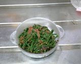十六ささげの梅肉和え作り方5写真