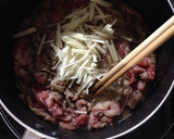 簡単☆ちょっぴり甘めの牛肉の時雨煮作り方2写真