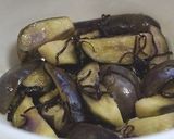 蒸し茄子の塩昆布和え作り方2写真