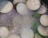 ♪ナスとズッキーニのスタミナ味噌汁♪作り方2写真