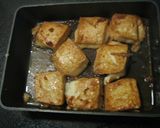 豆腐のバター大葉醤油焼き☆卵チーズとじ作り方3写真