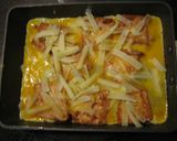 豆腐のバター大葉醤油焼き☆卵チーズとじ作り方4写真