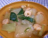 冬瓜だけど夏が旬！冬瓜の海老あんかけ作り方6写真