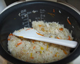 鶏皮ときのこの炊き込みご飯作り方4写真
